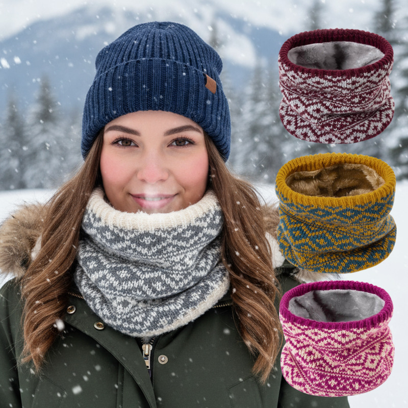 1-6PCS Winter Knit Neck Gaiter - Neck Gaiter Fleece recension och pris