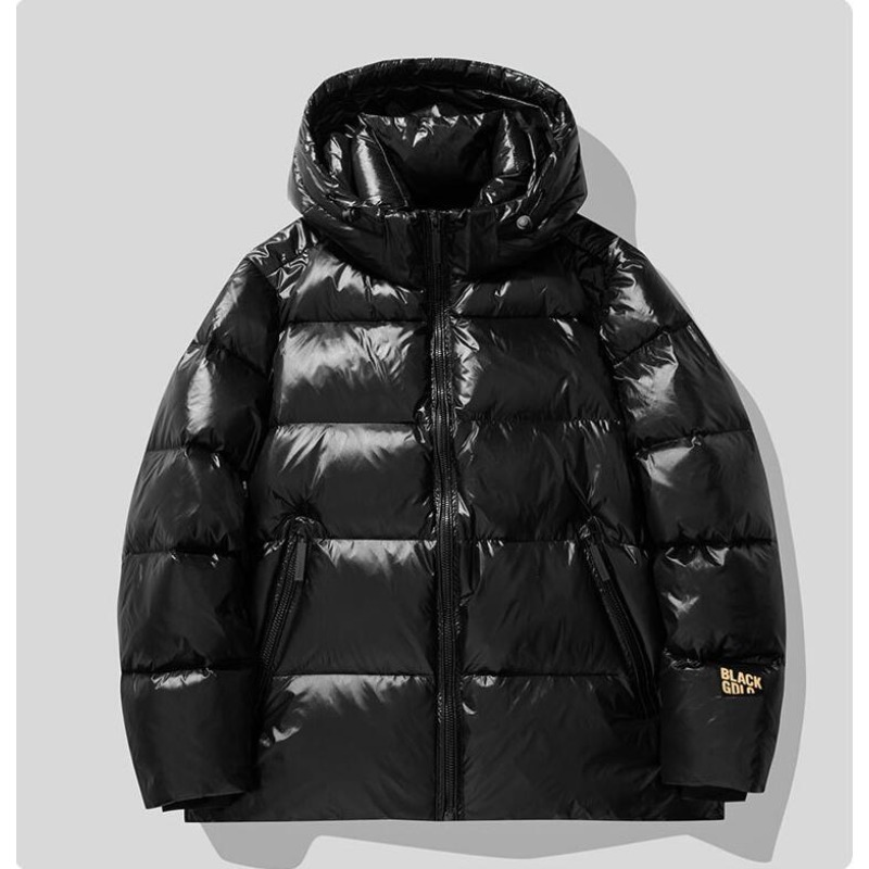 New Winter Men Hooded Black Sh - Down Jacket Packable recension och pris