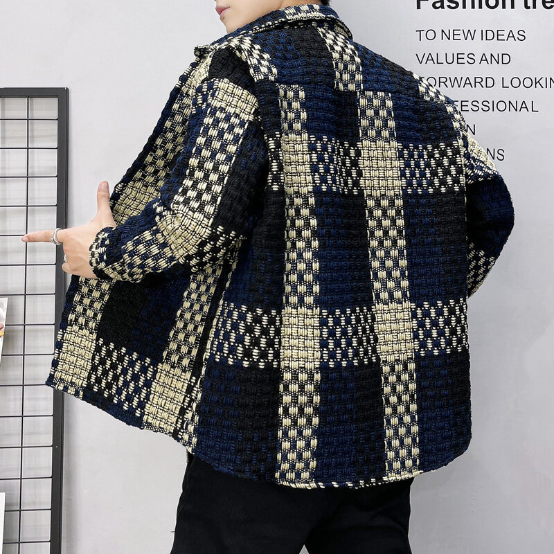 New Men's Thick Checkered Shir - Flannel Shirt Lined recension och pris