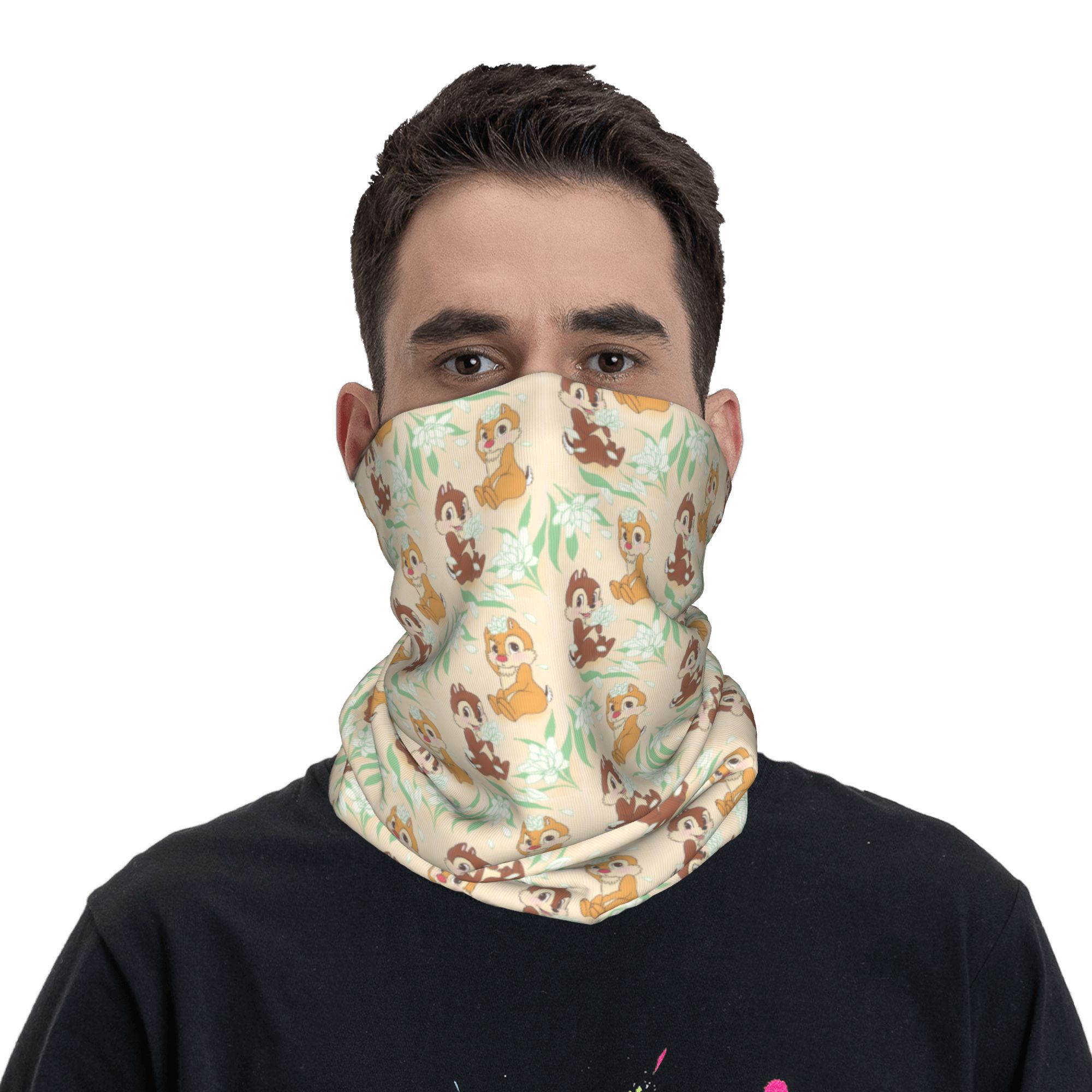 Custom Cute C-Chip And D-Dale  - Neck Gaiter Fleece recension och pris
