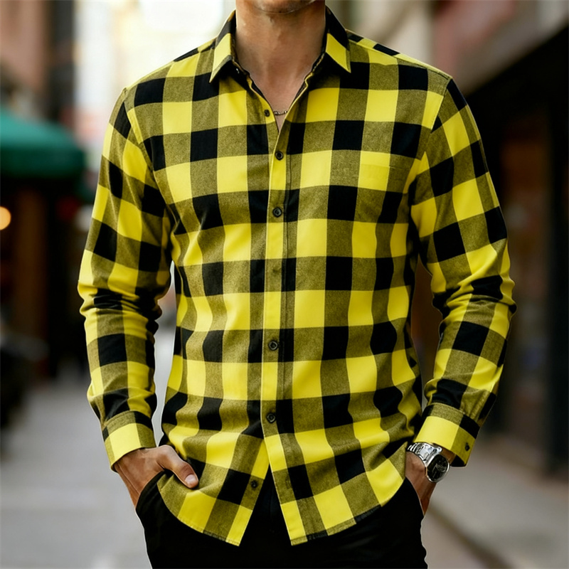 Men's Classic Red and Black Pl - Flannel Shirt Lined recension och pris