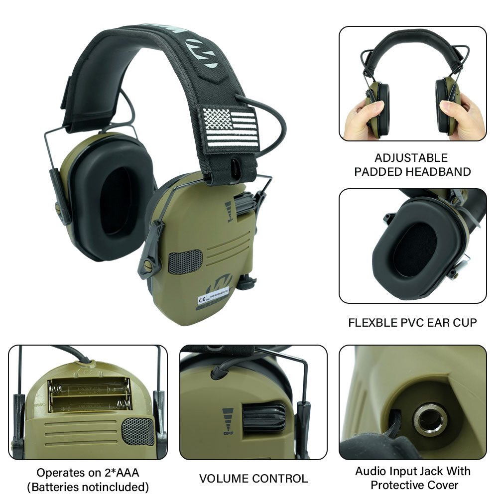 Protective earmug,ultra-thin e - Earmuffs Foldable recension och pris